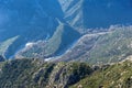 Landscape of Nestos River Gorge near town of Xanthi, East Macedonia and Thrace, Greece Royalty Free Stock Photo