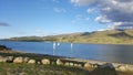 Leisure image of sailing boat in New Zealand lake