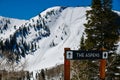 Amazing landscape at Park City Canyons Ski Area in Utah. Royalty Free Stock Photo