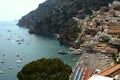 Amazing Landscape - Positano Village Aerial View Royalty Free Stock Photo