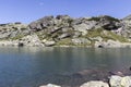 Landscape of Rila Mountain near The Scary lake, Bulgaria