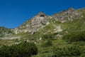 Landscape of Rila Mountan near, The Seven Rila Lakes, Bulgaria