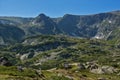 Landscape of Rila Mountan near, The Seven Rila Lakes, Bulgaria