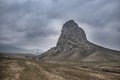 amazing landscape of rocky Goyezen mountain and blue sky . Big Caucasus mountains. Gazakh Azerbaijan