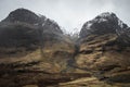 Foggy mountain in scotland Royalty Free Stock Photo