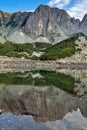 Amazing landscape of Sinanitsa Peak and lake, Pirin Mountain