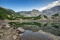 Amazing landscape of Sinanitsa Peak and lake, Pirin Mountain
