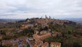 Amazing landscape in small villages in Tuscany Royalty Free Stock Photo