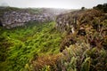 Amazing landscape of Twin Craters, Los Gemelos Royalty Free Stock Photo