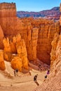 Amazing landscape view of Bryce Canyon National Park Royalty Free Stock Photo