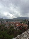 Amazing landscape view from a fortress