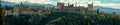 ALHAMBRA GRANADA SPAIN LANSCAPE Royalty Free Stock Photo