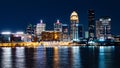 Amazing Louisville at night - LOUISVILLE. USA - JUNE 14, 2019