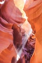 Colorful lower antelope canyon