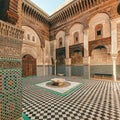 Amazing Madrasa al-Attarine Arabic educational institution in Fes, Morocco