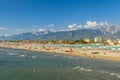 Marina di pietrasanta beach view