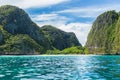 Amazing Maya Bay at Thailand Royalty Free Stock Photo