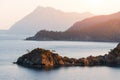 Amazing Mediterranean seascape in Turkey Royalty Free Stock Photo