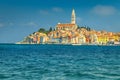 Wonderful peninsula with picturesque Rovinj old town, Istria region, Croatia