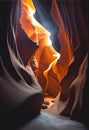 Antelope canyon inside