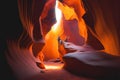 Antelope canyon inside