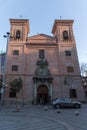 Amazing Morning view of Iglesia de San Martin de Tours in City of Madrid, Spain