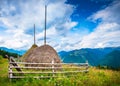 Amazing mountain landscape with fog Royalty Free Stock Photo