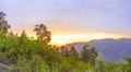 Amazing mountain landscape. natural outdoor travel background. Summer mountain landscape in morocco - taberrant. Royalty Free Stock Photo