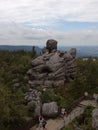 Amazing Mountain rock in errant rocks