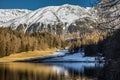 Amazing mountain scenery from St. Moritz, Switzerland.