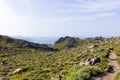 Amazing mountainous scenery in Lemnos island, Greece