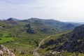 Amazing mountainous scenery in Lemnos island, Greece