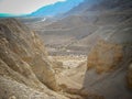 Beautiful mountains in Qumran, Israel