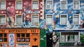 Amazing mural on the Matchmaker Bar in Lisdoonvarna, Ireland Royalty Free Stock Photo