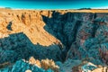 Amazing natural geological formation - End part Grand Canyon in Arizona