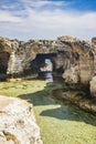 The amazing natural pools of Marina Serra, in Puglia, Salento, Tricase Royalty Free Stock Photo