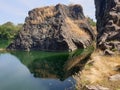 Amazing nature, how beautiful nature looks. Rocks and water