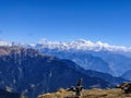 Amazing trekking view in chandrashila Uttarakhand