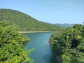 Amazing nature view beach irrigation Resorvoir system in Hong Kong Tai tam country park waterworks Heritage trail