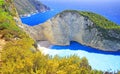 Amazing Navagio Beach in Zakynthos Island