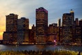 Amazing New York City Manhattan skyline panorama view over Hudson River Royalty Free Stock Photo