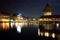 Amazing Night photos of Chapel Bridge in City of Lucern, Switzerland