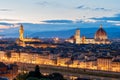 Amazing night view of Florence city