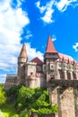 Corvinesti castle in the middle of transylvania, Hunedoara, Romania Royalty Free Stock Photo