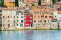 Amazing old town Rovinj with colorful buildings, Istrian peninsula, Croatia Royalty Free Stock Photo