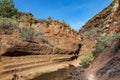 Orange canyon, Barranco de las Vacas, Gran Canaria, Canary Islands, Spain Royalty Free Stock Photo