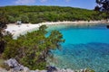 Amazing panorama of Emblisi Fiskardo Beach