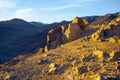 Amazing panorama of the Monastery of St. Catherine, Mount Moses, Sinai Royalty Free Stock Photo