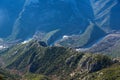 Amazing Panorama of Nestos Gorge near town of Xanthi, Greece