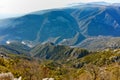 Amazing Panorama of Nestos Gorge near town of Xanthi, Greece